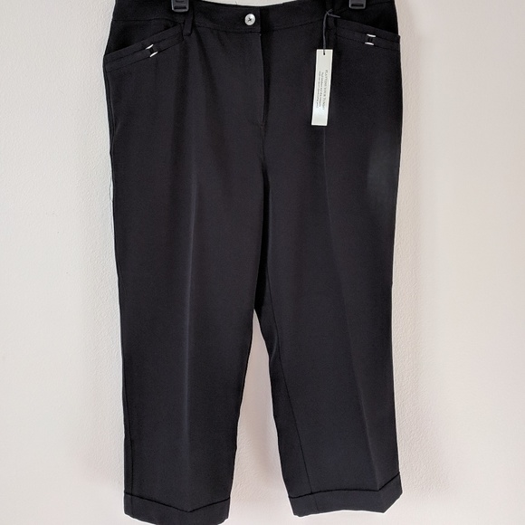 CATO women's classic carrier black dress pants. - Picture 4 of 5